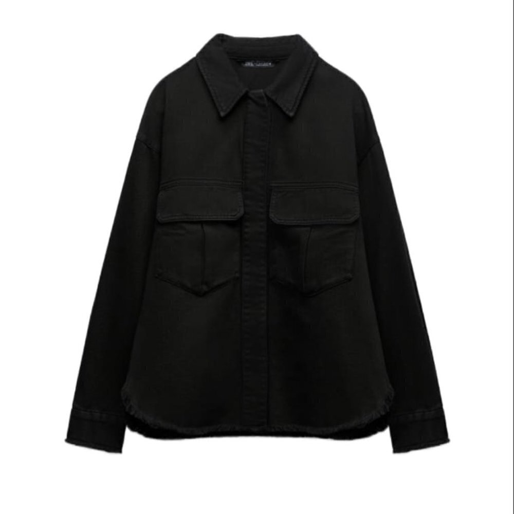 COPY - ZARA POCKET OVERSHIRT BLACK | 2674/714/800